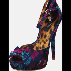 Iron Fist Skull & Flowers heels